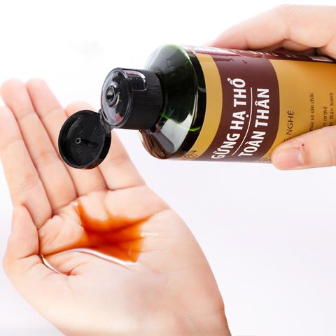Gừng hạ thổ toàn thân massage giúp giảm đau nhức, Wonmom 200ml