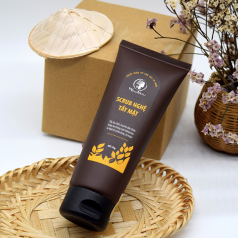 Scrub Nghệ Tẩy Tế Bào Chết Da Mặt, Giúp Sạch Da  Wonmom 70g