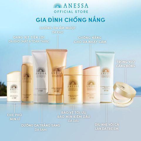 Kem Chống Nắng Anessa Dạng Gel Dưỡng Sáng Da 90g ( mẫu 2022 )