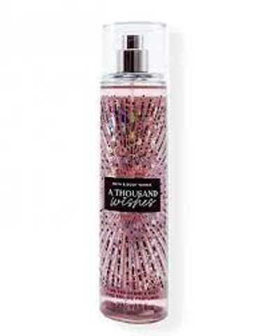 Xịt Thơm Toàn Thân Bath & Body Works A Thousand Wishes 236ml - Hương Ngọt Ngào, Ấm Áp Với Quả Mộc Qua, Hoa Mẫu Đơn, Lưu Hương Lâu