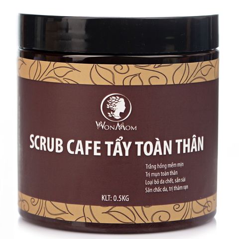 Bộ tẩy tế bào chết toàn diện Wonmom (Scrub nghệ + Scrub café)