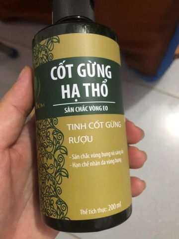 Cốt Gừng Hạ Thổ Massage Săn Chắc Vòng Eo Wonmom 200ml