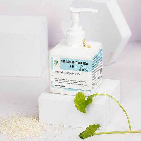 Sữa tắm gội cho bé thơm mát Wonmom 250ml