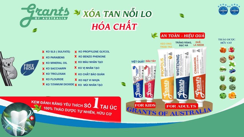 Kem đánh răng thảo mộc, hữu cơ Quế - 110g