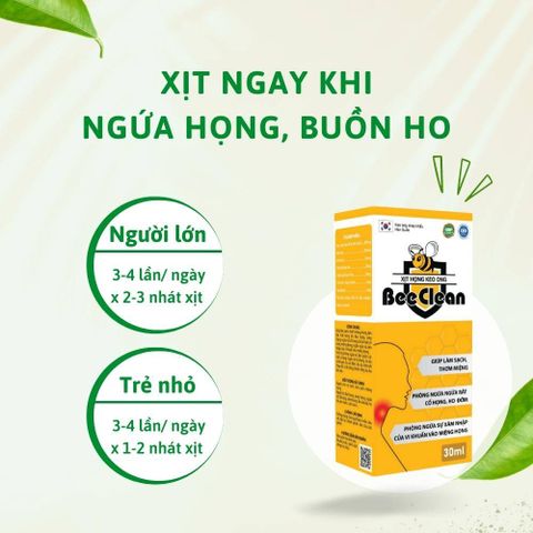 Xịt keo ong Bee Cleankeo Chai 30ml