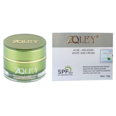 Face xanh Zoley 10g (kem giảm mụn, nám trắng da)
