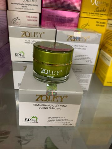 Face xanh Zoley 10g (kem giảm mụn, nám trắng da)