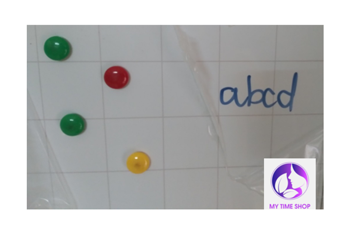 Bảng từ trắng 60 x 40 cm Hàn Quốc dòng kẻ viết bút lông hít nam châm
