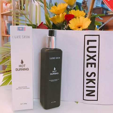 Kem hỗ trợ Tan Mỡ Bụng Luxe Skin 200g Giúp tạo Vòng Eo Chữ S
