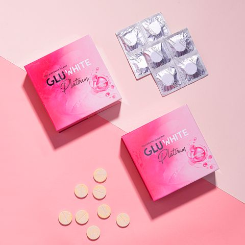 Viên sủi giúp trắng da Gluwhite Platinum - Bản nâng cấp của Gluwhite