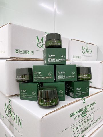 Bột rửa mặt nhân sâm MQ Skin Giúp Da Mịn Màng 80g
