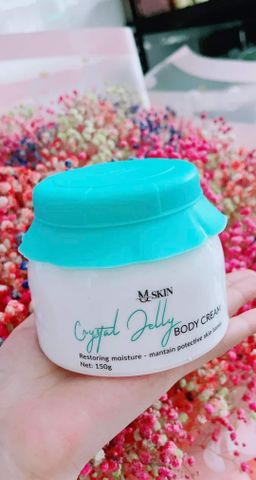 Kem body huyết thanh diệp lục MQ Skin 150g - Crystal Jelly Body Cream