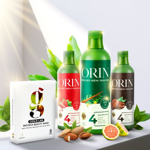 Nước Súc Miệng Thảo Mộc ORIN 100ml-500ml