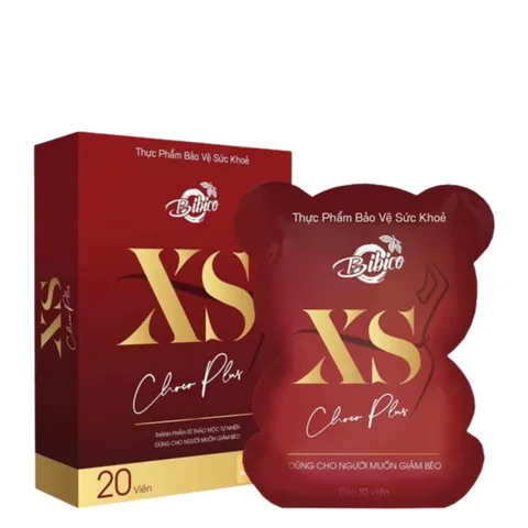 Kẹo gấu Chocolate hỗ trợ giảm cân Bibico XS Choco Plus túi 20 viên 65038