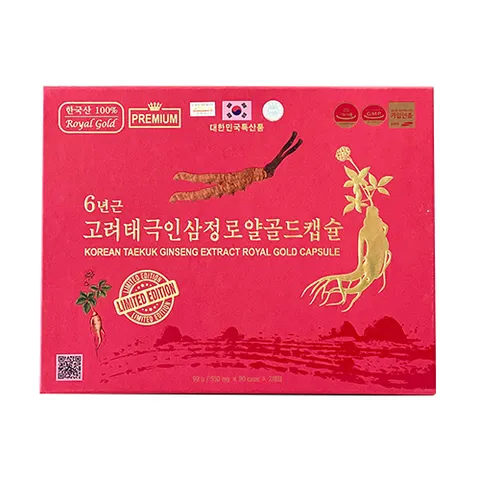 Thiên Sâm Đông Trùng Hạ Thảo Hàn Quốc Hộp 180 Viên Màu Đỏ