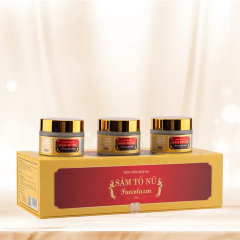 Viên Uống Sâm Tố Nữ Puecolazen Giúp Cân Bằng Nội Tiết Tố 1 Hộp 3 Lọ