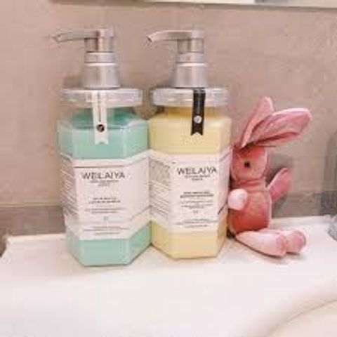Bộ Dầu Gội Dầu Xả Phục Hồi Nấm Truffle Weilaiya 450ml - Giúp Tóc Bồng Bềnh, Mượt Mà, Hương Sang Trọng
