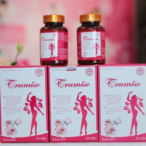 Viên uống Trumiso Chính hãng - Hỗ Trợ Cải Thiện Vòng 1 Hiệu Quả