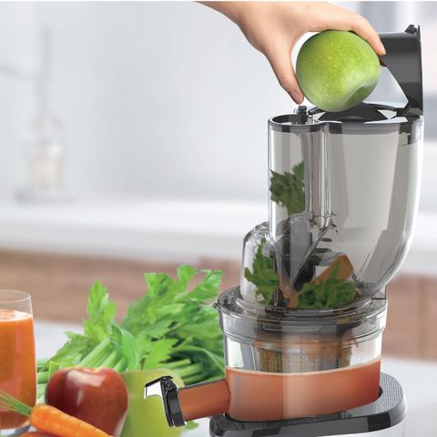 Máy Ép Chậm Kuvings KSP-2428CB 400ml - Ép Nguyên Trái, Cần Tây, Đỏ Sang Trọng, Giữ Vitamin Tối Ưu, Dễ Vệ Sinh