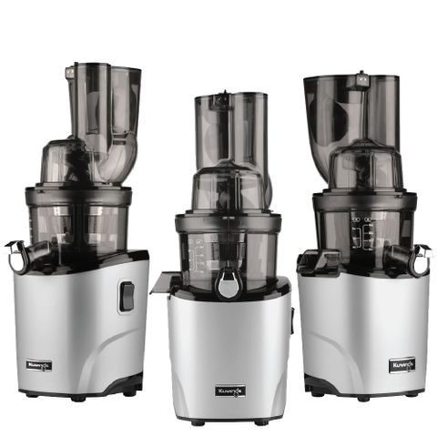 Máy ép chậm Kuvings KSP-2428CB - Ép trái cây nguyên trái, giữ vitamin, dung tích 400ml, thân thiện gia đình, thiết kế hiện đại màu bạc