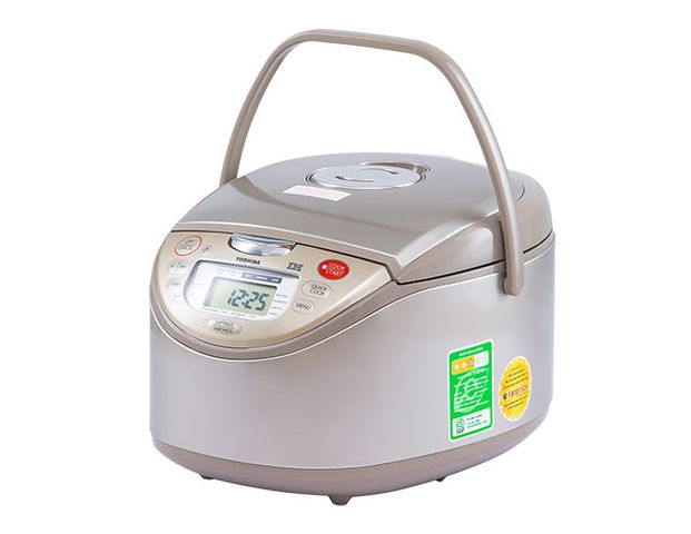 Nồi cơm điện cao tần Toshiba 1.8L RC-18RH(CG)VN - Công nghệ IH, Lòng nồi chống dính Diamond, Nấu nhanh, Giữ ấm 24h, Chức năng đa dạng