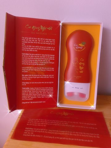 Thanh lăn Cao Gừng Nghệ Đỏ Thiên Nhiên Việt 180g