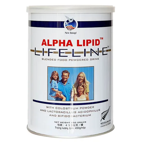 Sữa Non Alpha Lipid Lifeline Hỗ Trợ Tăng Cường Sức Khỏe Hộp 450gr