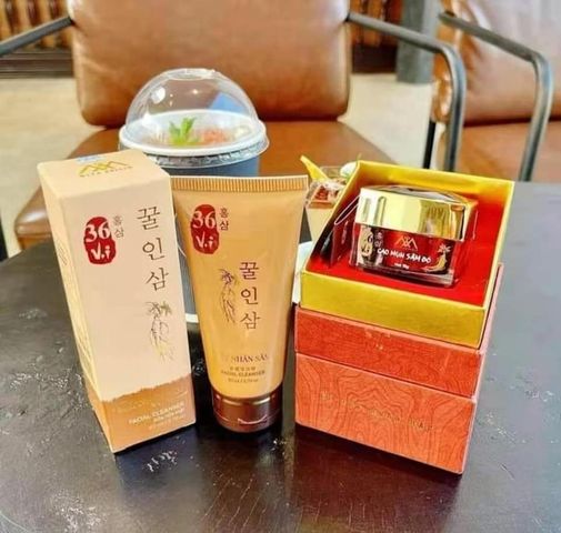Sữa rửa mặt mật nhân sâm cao mụn sâm đỏ 36 vị Tuýp 80 ML