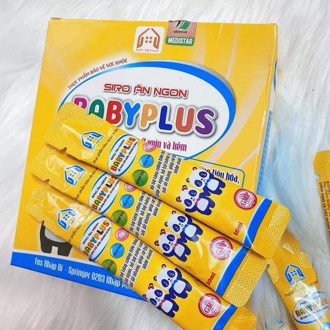 Siro Ăn Ngon Baby Plus Hỗ Trợ Tiêu Hóa Tốt Hộp 30 Gói