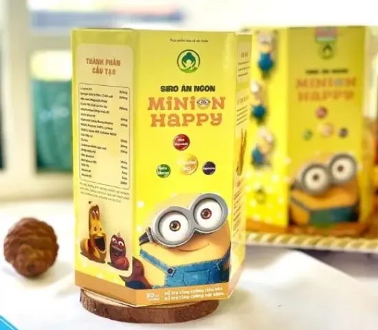 Siro Ăn Ngon Minion Happy Cho Bé Biếng Ăn
