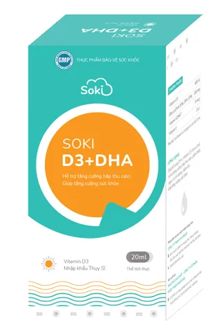 Soki D3 Dha hỗ trợ bứt phá chiều cao vượt trội