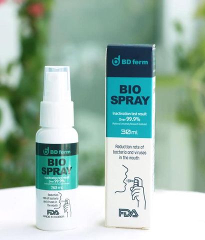 BD Ferm Bio Spray Xịt họng sinh học Hàn Quốc Lọ 30ml