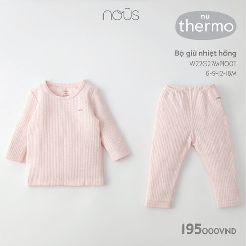 [Nous chính hãng] Bộ giữ nhiệt Nous mẫu 2022 xanh, hồng