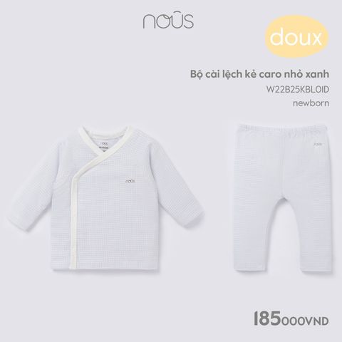 [Nous chính hãng] Bộ cài lệch sơ sinh nhiều mẫu