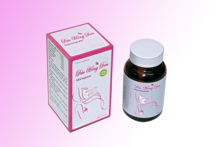 Đào Hồng Đơn Venus Viên Uống Tăng Kích Thước Vòng 1 Hộp 30 Viên