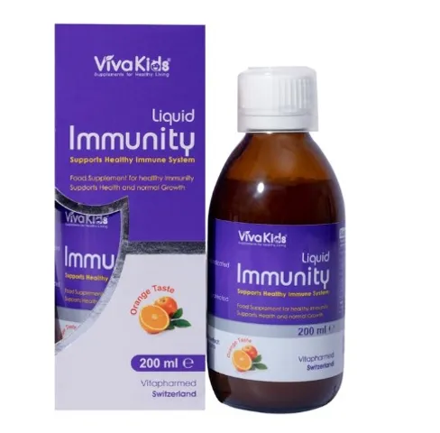 Siro hỗ trợ tăng đề kháng cho bé VivaKids Immunity 200ml