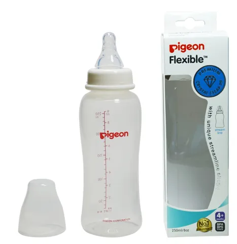 Bình sữa nhựa Pigeon streamline 250ml chính hãng