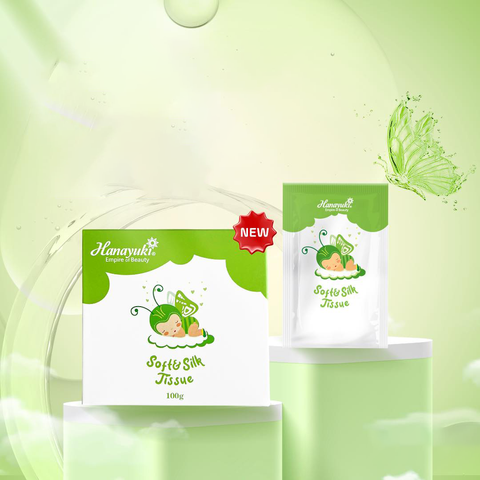 Khăn Giấy Ướt Dung Dịch Vệ Sinh Soft Silk Hanayuki - Hộp 20 Miếng