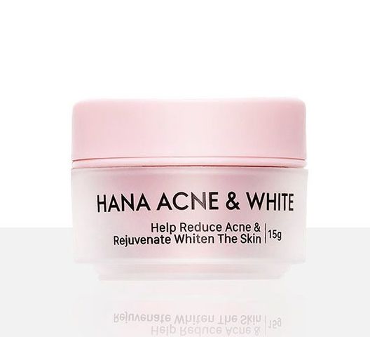 Kem Hỗ Trợ Giảm Mụn Trắng Da Hana Acne White Mini Hộp 15g