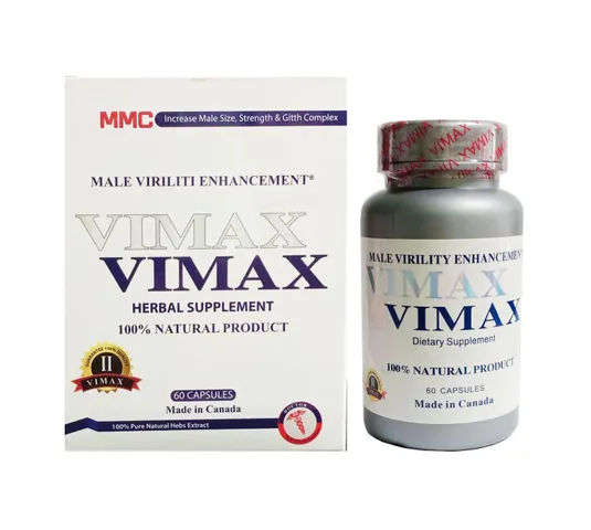 Vimax Pills - Viên Uống Hỗ Trợ Tăng Cường Sinh Lý Nam Hộp 60 Viên