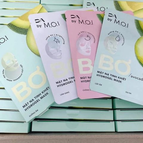 Combo 3 Miếng Mặt Nạ Bơ Tinh Khiết Hydrogel Mask DA By M.O.I 10g