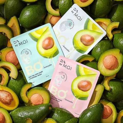 Combo 3 Miếng Mặt Nạ Bơ Tinh Khiết Hydrogel Mask DA By M.O.I 10g
