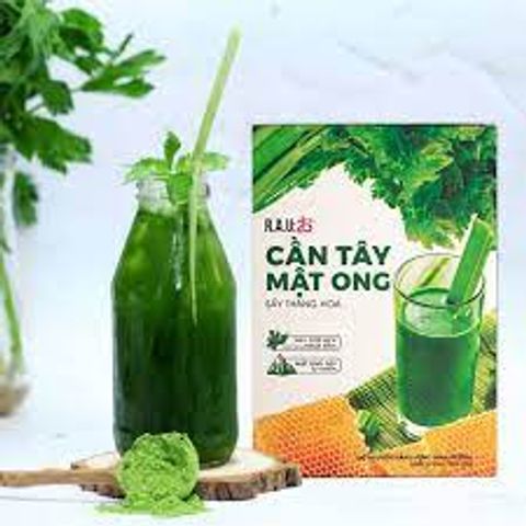 Bột cần tây mật ong Motree giúp đẹp đáng đẹp da (Hộp 14 gói)