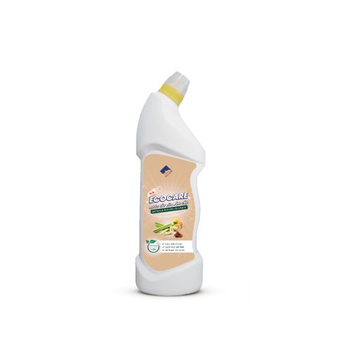 Nước Tẩy Rửa Bồn Cầu Hữu Cơ ECOCARE 1L - Chiết Xuất Bồ Hòn, Tinh Dầu Quế và Sả Chanh, Diệt Khuẩn và Khử Mùi Hiệu Quả