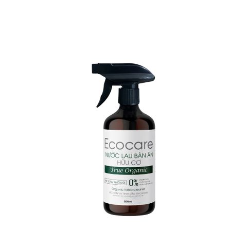 Nước lau bàn ăn, bếp hữu cơ bồ hòn ECOCARE tinh dầu tự nhiên