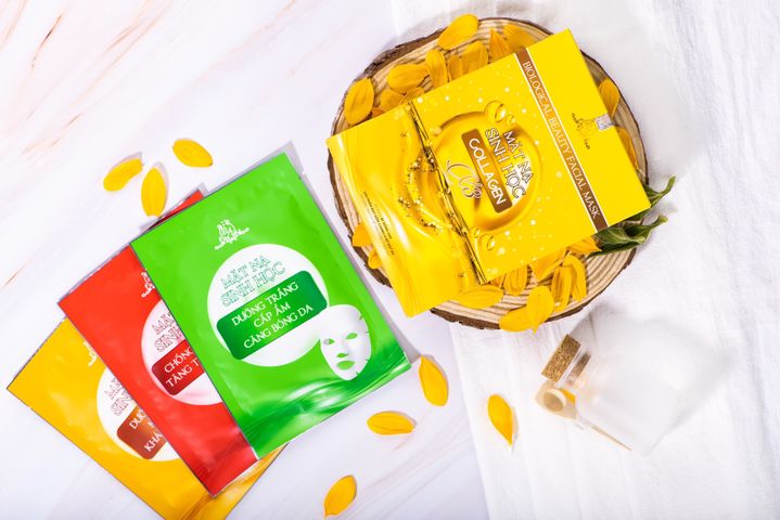 Nạ Sinh Học Collagen X3 Chính Hãng Đông Anh 1 Hộp 5 Miếng