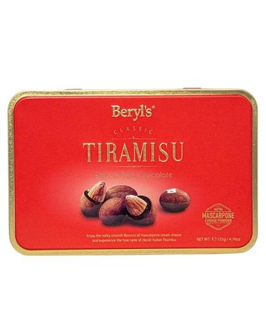 Socola beryl's tiramisu almond dark nhập khẩu malaysia (135g)