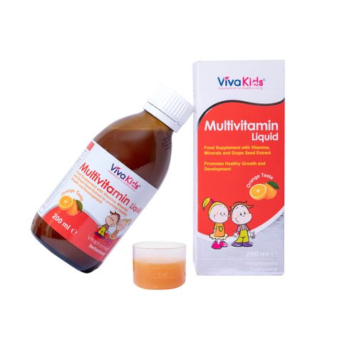 Vitamin tổng hợp cho bé VivaKids nhập khẩu Thụy Sĩ (200ml)
