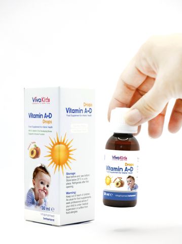 Vitamin D3 vivaKids hỗ trợ tăng cường thị lực cho bé