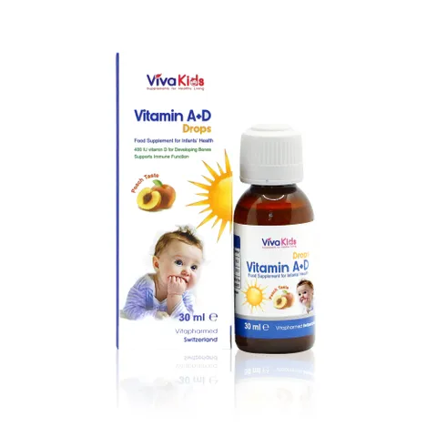Vitamin D3 vivaKids hỗ trợ tăng cường thị lực cho bé